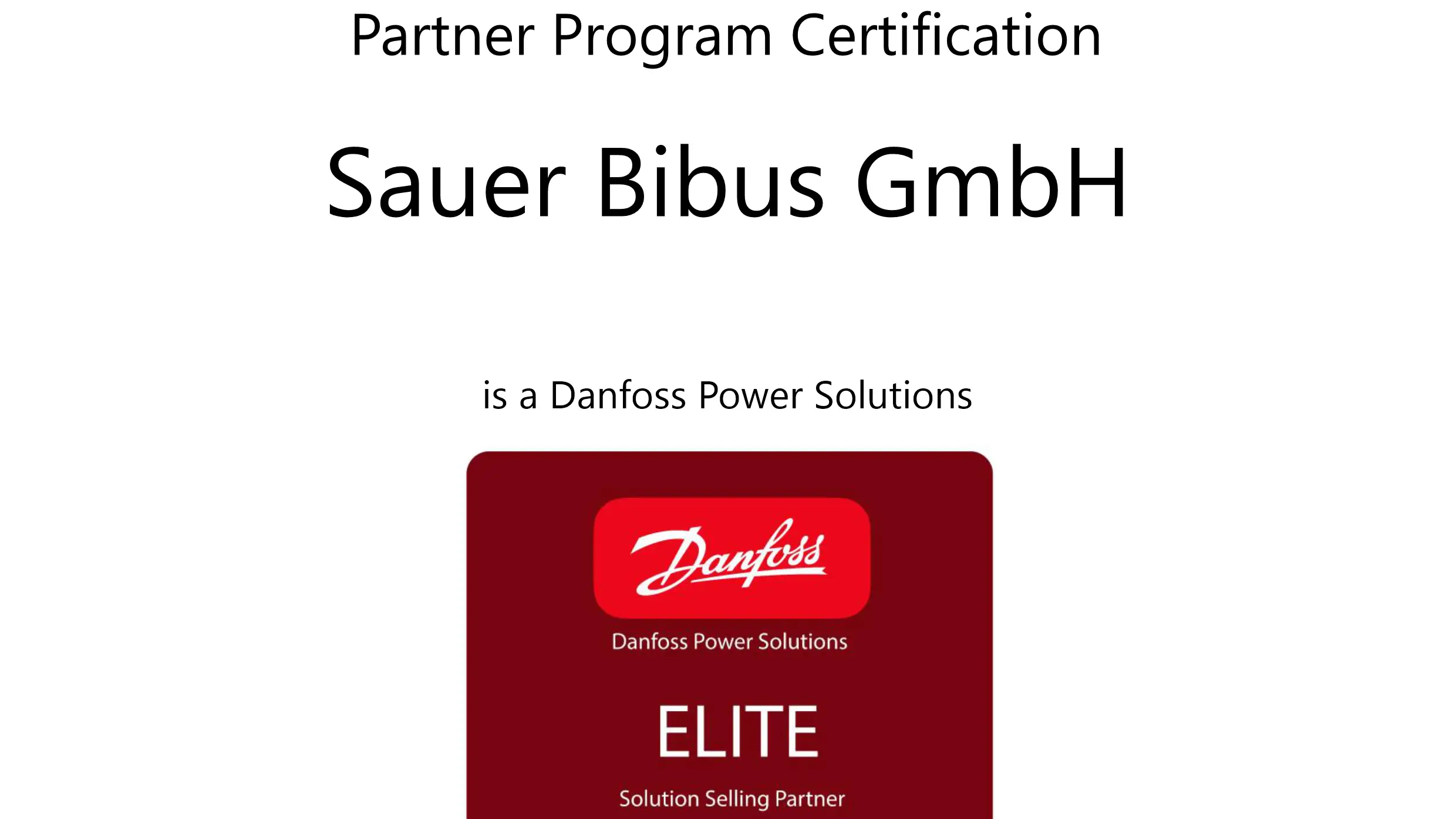 2026 Partner Program EMEA A4 certificates - Multi-div ELITE - Sauer Bibus GmbH