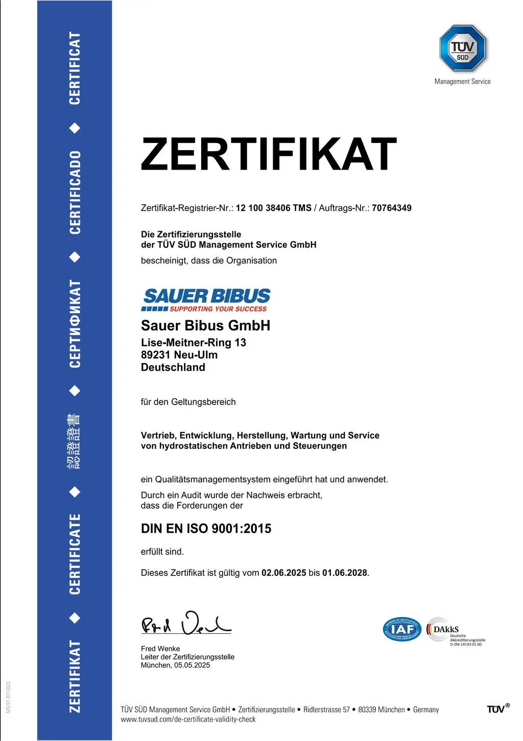 ISO 9001-2015-2028 SAB DE